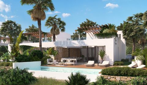 Villas Luxueuses sur Terrain de Golf à Monforte del Cid Alicante. Les villas individuelles de trois chambres sont situées dans un projet de golf, à quelques minutes de la ville d'Alicante et de la plage. Elles disposent d'une piscine privée et un jar...