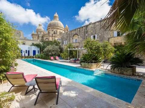Located in the peaceful village of Xewkija on the island of Gozo Malta this remarkable and historic House of Character dates back to the 18th century. Meticulously restored this home consists of an open plan sitting living dining area that still reta...