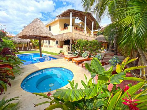 Location Location Location ! A sophisticated 2-story boutique property nestled in the heart of Puerto Morelos Town. Just 1.5 blocks from the beach.This property stands out not only for its prime location and exceptional accommodations but also for it...