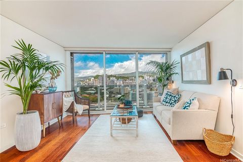 MOTIVATED SELLER OFFERING $15,000 CREDIT TO BUYER FOR A RATE BUY DOWN OR TO BE USED AT BUYERS DISCRETION. You're not going to want to miss this amazing opportunity! Welcome to urban luxury in the heart of Honolulu! This thoughtfully designed 2-bedroo...