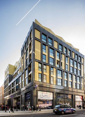 This penthouse apartment sits on the top floor of Tottenham Court Road West. The lateral three-bedroom apartment unfolds across 964 sq. ft of beautifully thought-out living space. Created by acclaimed designer Nicola Fontella of Ardent Design, the in...