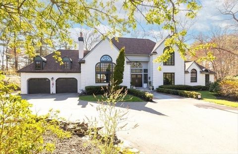 Stunning French Colonial Estate with Light-Filled Interiors and Gourmet Kitchen, Welcome to this spacious, light-filled French Colonial estate on three lush acres with beautiful mature plantings in a one of Hingham's most sought-after neighborhoods. ...