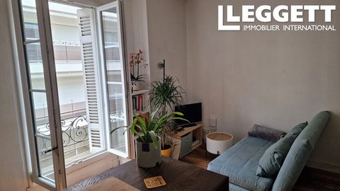 A27463SLI33 - 1 bedroom apartment in a quiet street in the Tondu area of central Bordeaux. This 30 m² apartment is located on the first and last floor of a stone building, 900 m from Place Pey Berland. Information about risks to which this property i...