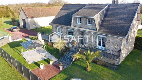 Charmante maison en pierre de 111 m² habitables, 5 pièces spacieuses et lumineuses dans un cadre paisible.