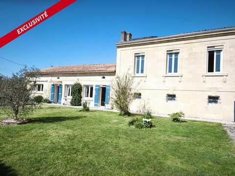 MAISON GIRONDINE EN PIERRE A PUGNAC