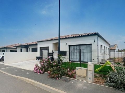Villa plain pied 100m² 3 chambres sur terrain de 277m² avec garage