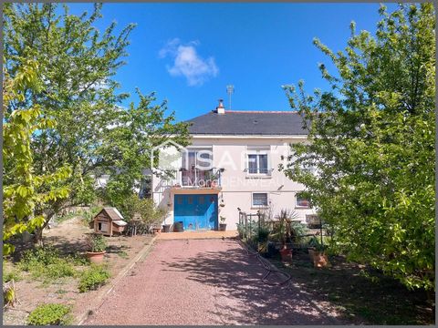 Maison de ville trois chambres, garage et jardin
