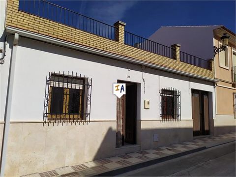 This easy living, one level Chalet with a garage and a great size roof terrace, is located in the town of Herrera, in the province of Seville, Andalusia, Spain. In Herrera you can find all the establishments and services you may need, doctors, school...