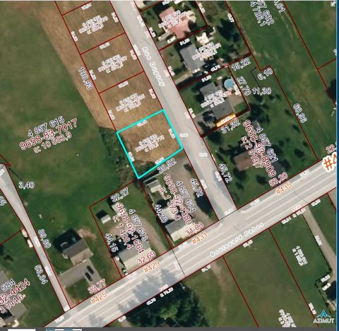 Residential land of 777 square meters offering water and sewer services. Quality location set back from the main road. Taxes and assessment will be adjusted. INCLUSIONS -- EXCLUSIONS --