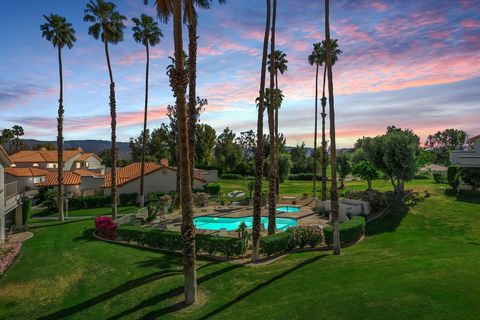 Majestic Mountain, Pool and Golf Course Views wrap around this 3 Bedroom/3 Bathroom Villa in Lovely ,Desert Falls Country Club, in the heart of Palm Desert! A generously spacious open floorplan with loads of natural light and cathedral ceilings. Ente...