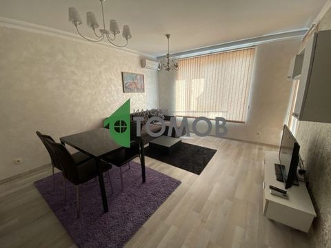 Imoti Tomov presents to your attention a luxury one-bedroom apartment with an area of 65 square meters, which is located in an extremely convenient area in the city of Shumen, close to the market and with quick access to all amenities and services. T...