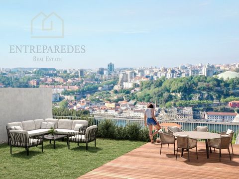 Alive Riverside - 3 bedroom flat on the bank of the Douro River for sale in Porto. Located on the bank of the Douro River and close to the Arrábida Bridge, close to large urban centres, without losing privacy and tranquillity. This development is loc...