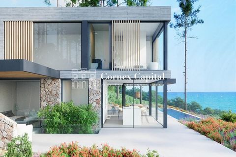 Cornex Capital presents this fantastic new-build villa on a 1,270sqm building plot with full sea views and surrounded by greenery, as well as plenty of privacy, in Tamariu, one of the most exclusive areas of the entire Costa Brava. The building appli...