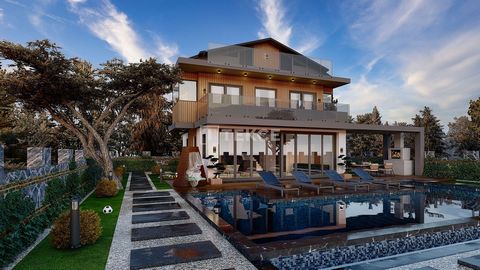 Villas individuelles de luxe avec piscine à Hisarönü, Fethiye Les villas sont situées à Hisarönü, Fethiye. Fethiye est un quartier touristique avec des plages turquoise, de magnifiques vues sur la mer et des zones historiques. Hisarönü est situé au m...