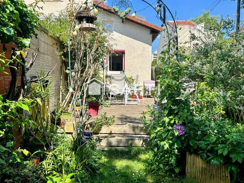 COLOMBES - PETITE GARENNE - PROCHE CENTRE VILLE - MAISON 40M² - JARDIN