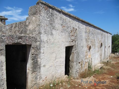 Beautiful farmhouse built entirely in stone, consisting of different rooms, courtyards and equipped with a wood stove. The land is very wide and it is cultivated with old-centuries olive grove, almond grove, and orchard.Possibility of extension and o...