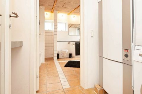Holiday cottage with comfortable furnishings located on a large, sunny plot within short walking distance from one of the best beaches in Denmark. Kitchen with every amenity needed, bathroom with shower and whirlpool, large living room with wood-burn...