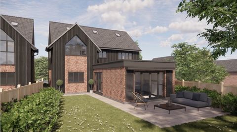 One of only two stylish homes currently under construction by Wolds Development LLP with completion expected during the summer of 2024. Backing onto open countryside and with a large, Southwest facing garden this five bedroom home presented in a cont...