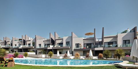 2 beds ground floor apartments with private garden overlooking the pool in San Miguel . Bungalow-type apartments with 1, 2 or 3 bedrooms on the ground floors with a private garden or upper floors with a private solarium. The urbanization will have la...