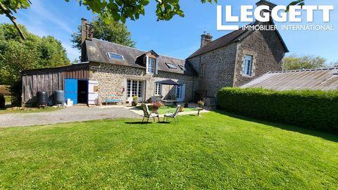 A23789RL53 - Deceptively spacious three bed stone property in just over half an acre. Popular Pontmain is within walking distance. The house benefits from oil fired central heating and it is connected to mains drainage. Gorron 21km. Fougeres 17km. Co...