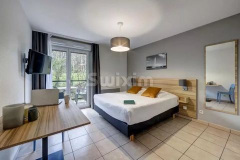 Ref. 911SR: Divonne-les-Bains, close to the city center, in a 3* hotel residence, you will be charmed by this furnished studio apartment of 23m2 composed of an entrance hall, an equipped kitchenette, a living room and a bathroom bathroom with WC. Sal...