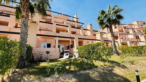 This charming apartment is located in the sought-after area of Condado de Alhama Resort, offering a convenient lifestyle and access to various amenities. ~~With 55 square meters of living space, this property features two double rooms, a well-equippe...