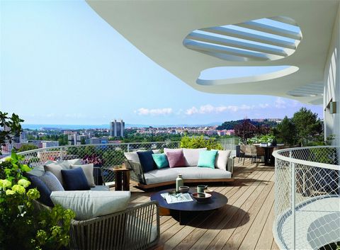 Striking new build with high-end services in the heart of the Joia district. Collection of 1 to 3 bedroom apartments with all luxury modern comfort. Prices range from 349,000 to 980,000 euros. Generous terraces and unobstructed views of the Plaine du...