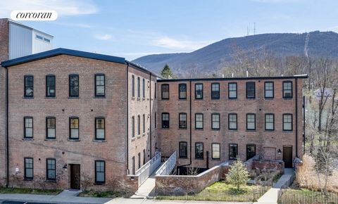 Situated in the heart of Beacon perched over the rushing waters of Fishkill Creek, this incomparable 4,559 square foot loft is located in a former silk factory and has been published in multiple design magazines. The duplex residence seamlessly blend...