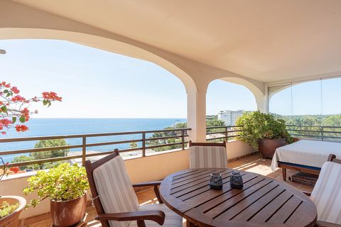 Stunning apartment with sea views in cala Vinyas Wonderful apartment with lovely terrace and seaviews! This beautiful apartment is located on a quiet street in charming Cala Vinyas, on the south west coast of Mallorca, surrounded by some of the islan...