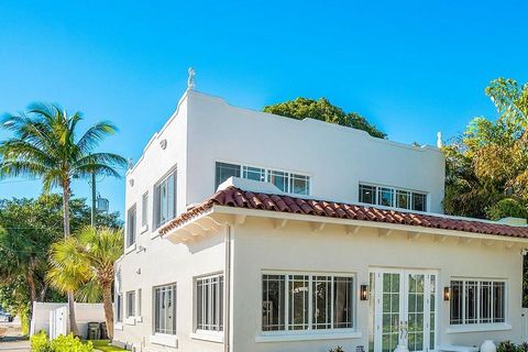 Lake Worth, Florida - 'Stunning renovation of this classic 2-story Spanish-style home located in the heart of the historic Parrot Cove neighborhood. Constructed in 1945 from sturdy hollow tile/stucco and retaining much of the character of (that) era ...