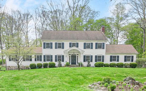 Classic Connecticut Colonial nestled at the end of a tranquil cul-de-sac, this beautiful 6-bedroom center hall colonial, on 2 acres close to downtown New Canaan offers the perfect blend of privacy and curb appeal. As you approach the home, you'll be ...