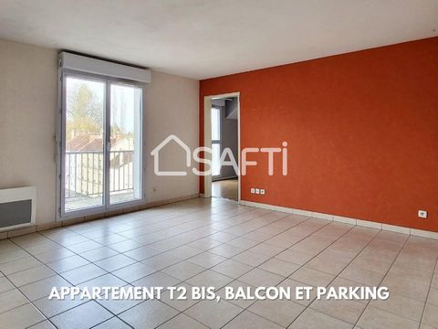 Appartement T2 bis avec balcon et parking couvert