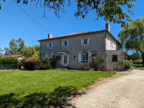 Large and attractive family home nestled in a quiet rural location in the Vienne department. This 4 / 5 bedroom property dates back to the late 1800's and offers spacious family accommodation compromising a large kitchen and linked dining room with a...