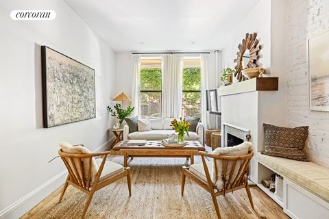 Parlor level renovated 2 bed/1 bath with exceptional, large landscaped private garden. Central air, wood burning fireplace and laundry in unit. Excellent condition, great closet space and undeniably charming. LAUNCHING MONDAY. First viewing next week...