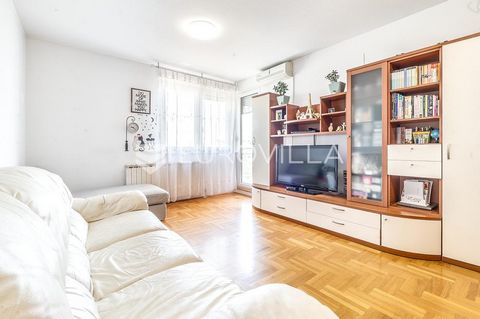 Vrbani, a two-bedroom apartment with a closed area of 73.21 m2 in a well-maintained residential building on the third floor with an elevator. It consists of an entrance hall, two bedrooms, a bathroom, a guest toilet, a kitchen, a dining room, and a l...