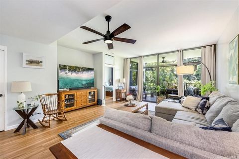 SUN OPEN HOUSE 2-5PM. Welcome home to this 3BR/2BA in the heart of Kailua. You are greeted with views of tropical landscape from the moment you walk through the front door. The en-suite and 120 sq. ft. lanai faces the pond and water features, and is ...