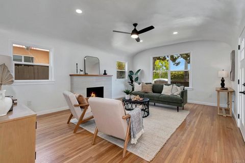 Welcome home! Walk to Ward Canyon Park, vibrating Adams Ave., Kensington and more! Completely remodeled down to the studs, offering a blend of contemporary and historic features that include wood flooring throughout, office space, top of the line fin...