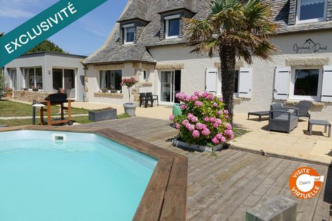 Villa d’exception en front de mer – Vue mer panoramique – Piscine – À 50m de la plage du Dossen