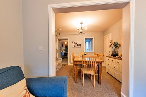 This charming mid-terrace cottage offers a cozy coastal retreat, comfortably accommodating up to six guests across three bedrooms. The first floor features a double bedroom and a super-king-size room that can be converted into twin beds upon request....