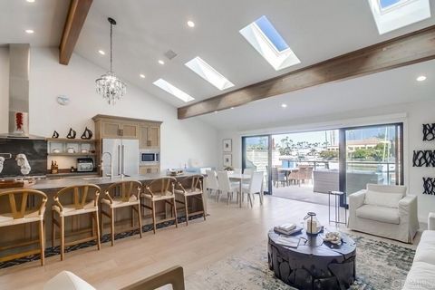 Experience unparalleled coastal luxury with this impeccably remodeled single-level home in the exclusive Coronado Cays. Boasting a bright, open-concept design, this Coastal Contemporary residence features four skylights in the great room, infusing th...
