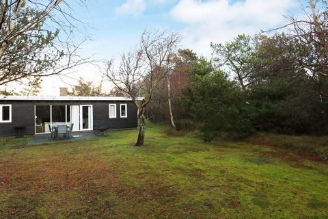 Holiday home located in the nature and surf paradise Klitmøller. Combined living room and kitchen with i.a. TV with satellite dish with many German and Danish programs. For a cool summer evening or an autumn evening with rain and debris, there is a w...