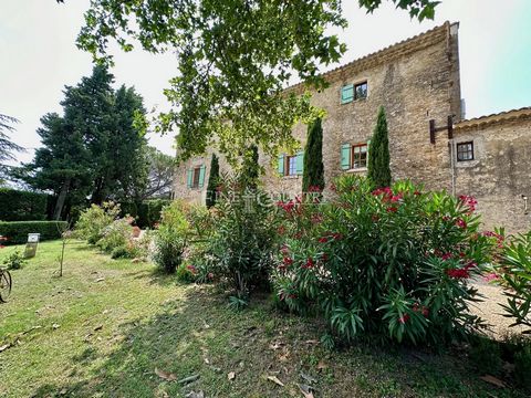 Ref. 062023-012 This exceptional bastide from 1742 located in Vénéjan, in the Rhone valley, is currently for sale. It has been transformed into a primary residence for its owners while also offering four apartments for seasonal rental. The living are...