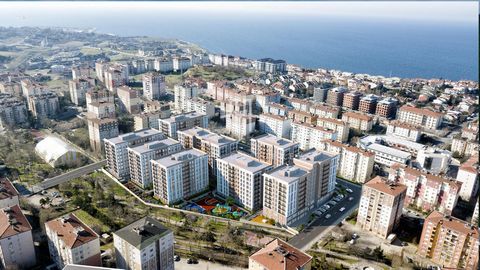 Familie-concept appartementen te koop bevinden zich in Beylikdüzü, aan de Europese kant van Istanbul. Het is gelegen in het westelijke deel van de stad en is een zich snel ontwikkelende wijk. Het ligt op een voorkeurslocatie omdat het gemakkelijke to...