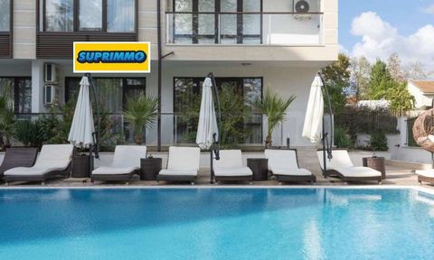 SUPRIMMO Agency: ... We present for sale a fully furnished one-bedroom apartment with direct access to the pool and sea views in Primorsko. The property is part of a boutique complex located on the first line to South Beach. There is Act 16. The apar...