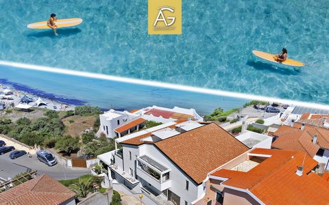 In front of the beach of Sotto Torre a Calasetta, a wonderful village characterized by white houses against the background of the sky and the blue sea, we present an apartment of our project 