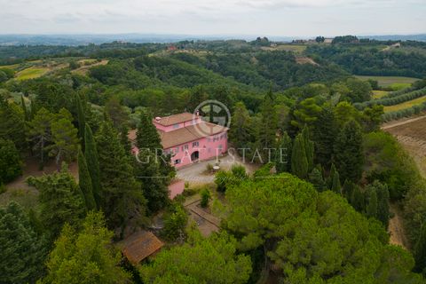 Nestled in the rolling Florentine hills a few steps from Florence is this beautiful farm of about 138 hectares in which we find an agritourism with 5 apartments for a total of about 360 square meters. In the farmhouse there is a cellar for winemaking...