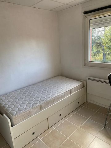 Lot of 2 furnished bedrooms, sold rented 665 € Located in a very well managed condominium, one furnished room, completely renovated by company in October 2023, with a surface area of 16.5 m², it consists of a main room, a kitchenette area, a bathroom...