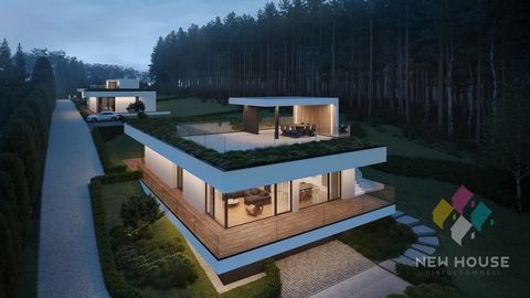 The unique investment in the character of a closed, intimate housing estate includes the construction of three one-storey houses ideally suited to the surrounding forest area on three plots with a total area of 7540 m2. Prestigious district of Olszty...