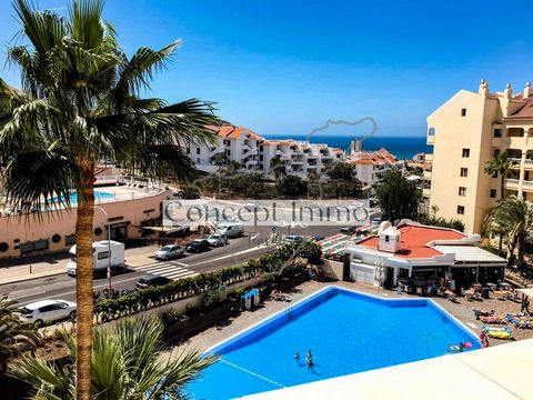 Renovated and furnished apartment with a beautiful terrace and fantastic views of the sea and all of Los Cristianos! This refurbished and fully furnished apartment is located in a central but quiet area of Los Cristianos, in a well-maintained complex...