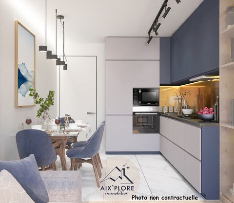 Venez découvrir votre futur appartement T2 de 43.8 m2 sur la commune de la Motte Servolex. A 900 metres du centre de La Motte Servolex, cet appartement est composé d'un espace séjour cuisine, d'une chambre avec placard et d'une salle de bains. Profit...